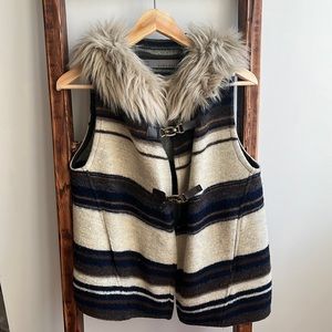 Zara furry Fall vest